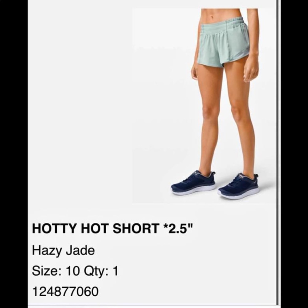 Lululemon Hotty Hot 2.5 Low Rise Shorts